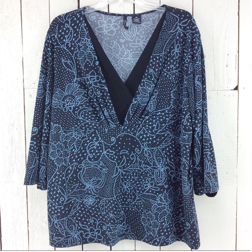 New Directions Jersey Knit Top, Size 2X